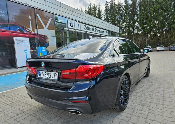 BMW Seria 5 cena 122998 przebieg: 228000, rok produkcji 2018 z Olsztyn małe 106